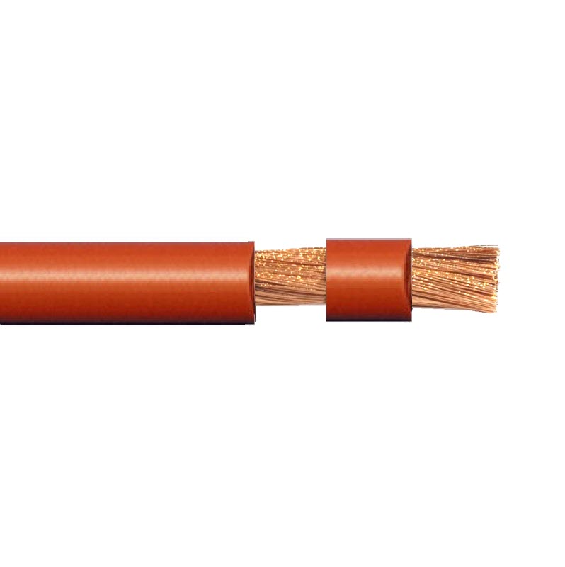 (ระบุจำนวน) สายไฟแบตเตอรี่ Flexible ขนาด 25 Sq.mm. ทองแดงแท้ ทนกระแสสูงสุด 142A สีแดง