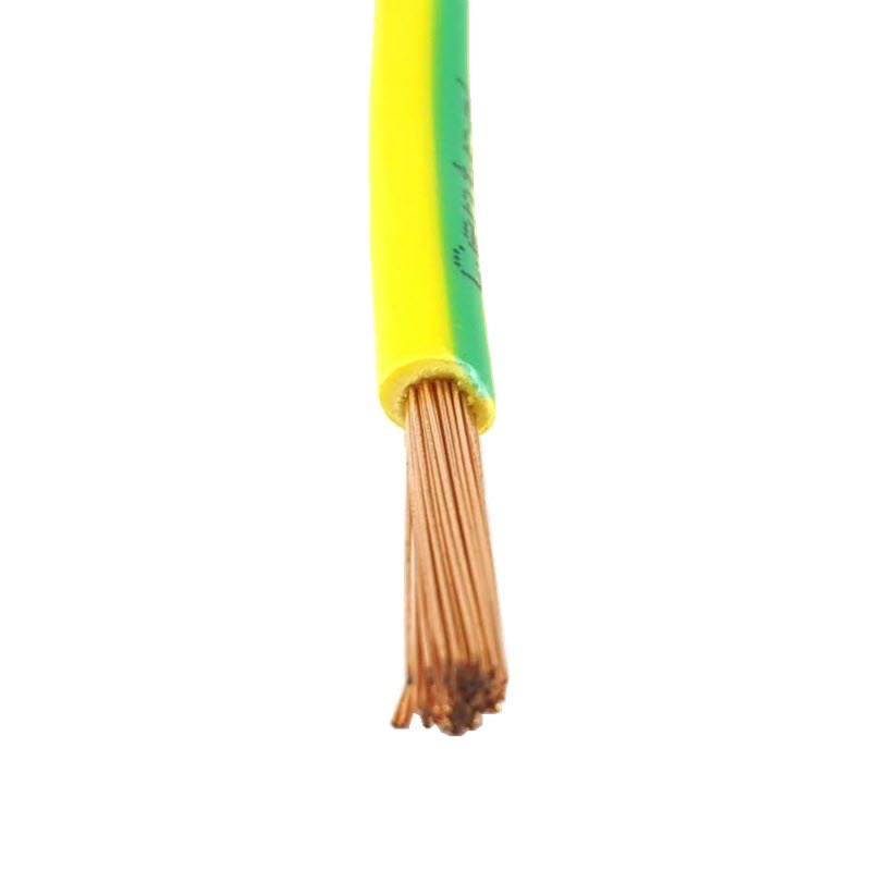 (ระบุความยาว) สายกราวด์ 2.5 sq.mm เขียวเหลือง สำหรับงานไฟฟ้า ตู้คอนโทรล ทนต่อรังสี UV