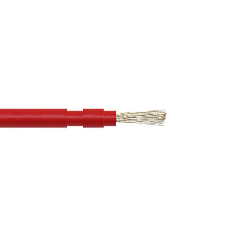 3 เมตร สายไฟโซล่า PV1 H1Z2Z2-K 1x4.0 Sq.mm. DC Solar Cable PV1-F สีแดง
