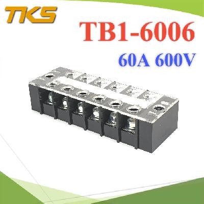 TB1-6006 Terminal Block 60A 600V 6 ways