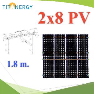 2x8 Ground Mounting System High 1.8m.  