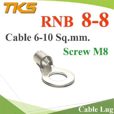Cable Lug Copper Battery Terminal  Screw M8 Wire Range 6-10 Sq.mm.