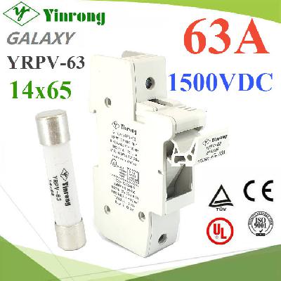 SET Fuse 63A 1500V with Holder DC Solar Battery 14x65