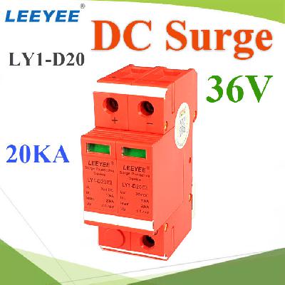 LY1-D20 DC Solar Surge 36V PV system surge protection device 20KA LEEYEE