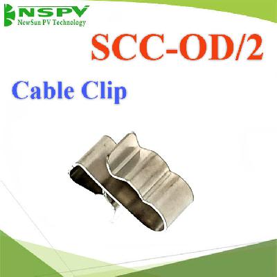 Solar cable clips for solar system mounting installation SCC-OD/2