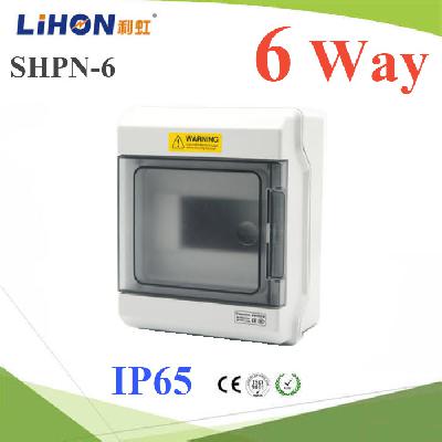 SHPN 6 ways Electrical power distribution box waterproof IP65 Dinrial with coppe terminal