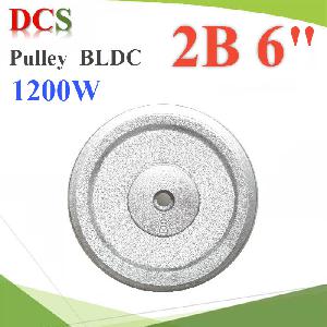 Pulley 2 ร่อง B ขนาด 6 นิ้ว ทำรูสำหรับเพลา มอเตอร์ BLDC 1200W
