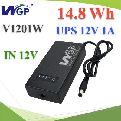 WGP V1201W mini UPS portable backup battery 12V 1A 14.8wh