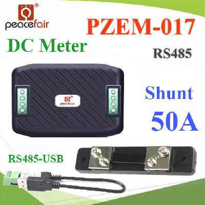 PZEM-017 IoT DC Meter 0-300V Modbus Energy Meter RS485 With 50A shunt