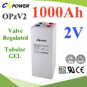 OPzV Tubular GEL battery 2volt  50% DOD over 3300 cycle times