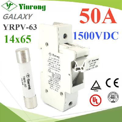 SET Fuse 50A 1500V with Holder DC Solar Battery 14x65