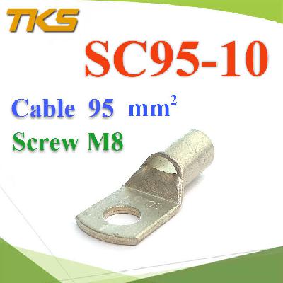 Insulated Electrical Wire Copper Tube Terminals 95 Sq.mm. Screw M10