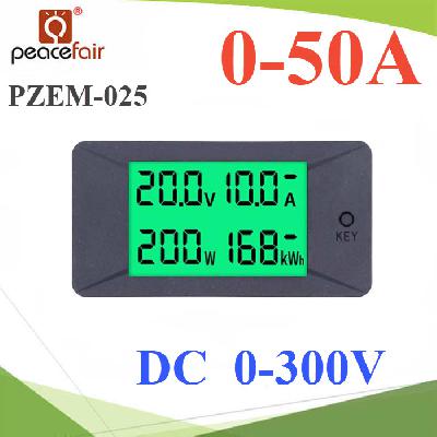 DC digital multi-function meter 0-50A 0-300V Voltage Current Power Energy 50A Shunt