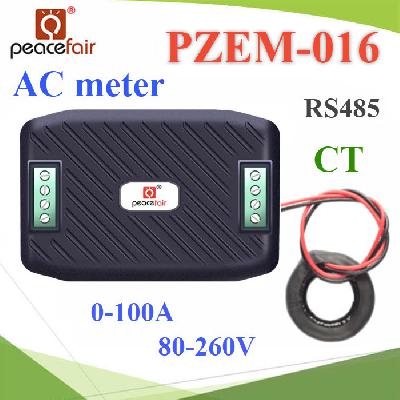 PZEM-016 AC RS485 Volt Amp Watt Kwh Frequency Power factor Electronic Modbus Power Meter with Coil CT