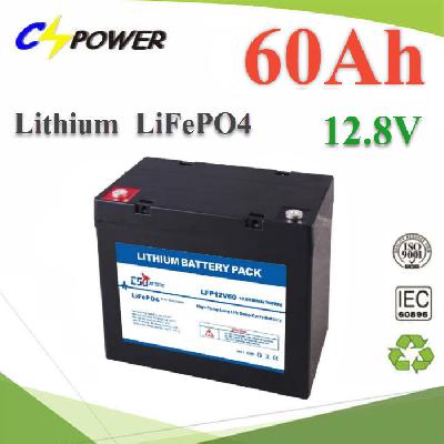 Lithium Battery 12.8V 60Ah Solar LiFePO4 768Wh with BMS