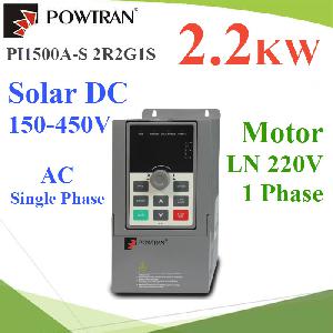 Solar Pump Inverter AC220V Motor 2.2KW 1Phase 220V LN