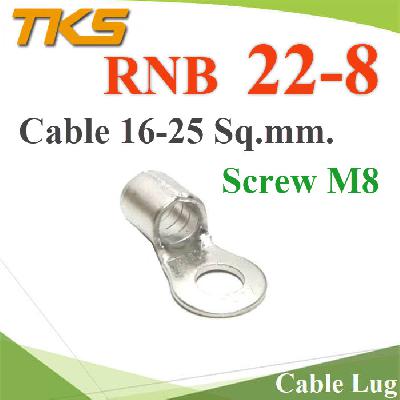 Cable Lug Copper Battery Terminal  Screw Screw M8 Wire Range 25 Sq.mm.