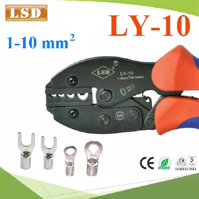 LY-10 hand crimping tools for 1-10mm2 non-insulated cable links cable sleeves crimping tools