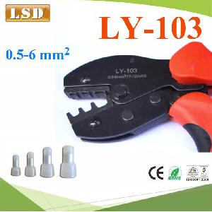 LY-103 crimping pliers for insulated closed terminal crimping 0.5-6.0 sq.mm.