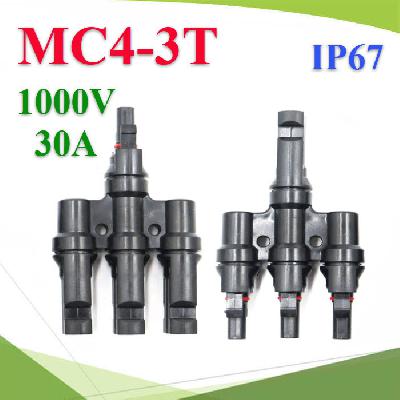 PV connector MC4 solar connector 3 to 1