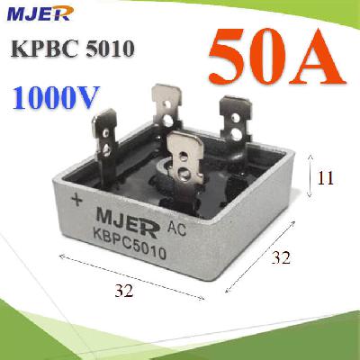 KBPC5010 Metal Case Single Phase Diode Bridge Rectifier 50A 1000V 