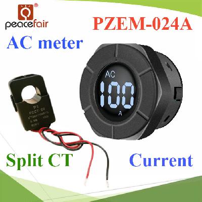 PZEM-024A AC 0-100A Electric Meter LCD Panel Current Digital Mulit Ammeter With Split CT