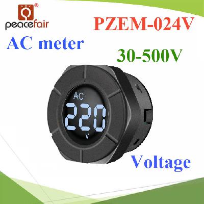 PZEM-024V AC 30V 500V High Volt Meter Voltmeter Digital AC Voltage Indicator