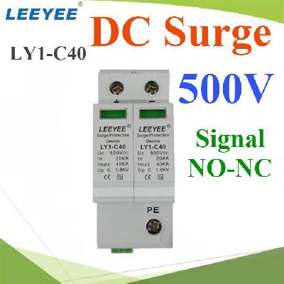 SPD LY1-C40 500V 2P DC Solar Surge with signal PV system surge protection device LEEYEE