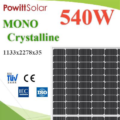 POWITT 540W High Efficiency Solar M10 half cell Monocrystalline