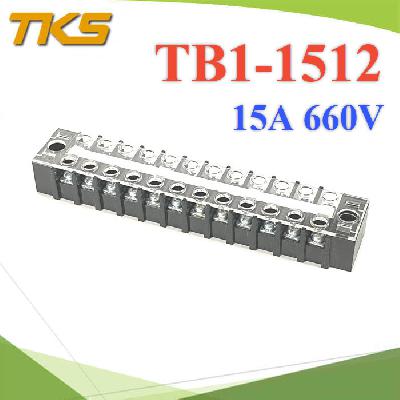 TB1-1512  Terminal Block 15A 660V 12 ways