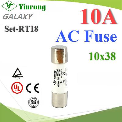 Cylindrical Fuse Link 10A 380V AC 10x38 Yinrong Galaxy