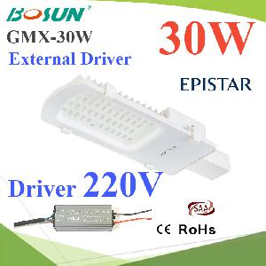 LED Street Light 30W waterproof IP65 Die-cast aluminum External Driver AC 220V