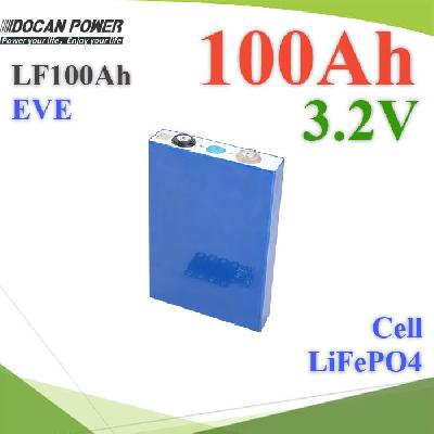 EVE 3.2V LiFePO4 cell 105Ah Battery authentic A grade with one set bus bar and bolt.