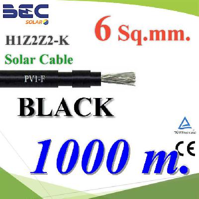 BEC Photovoltaic Solar Cable DC H1Z2Z2 1x6.0 Sq.mm. BLACK color