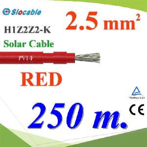 Photovoltaic Solar Cable DC PV1-F H1Z2Z2-K 1x2.5 Sq.mm. RED 250m.