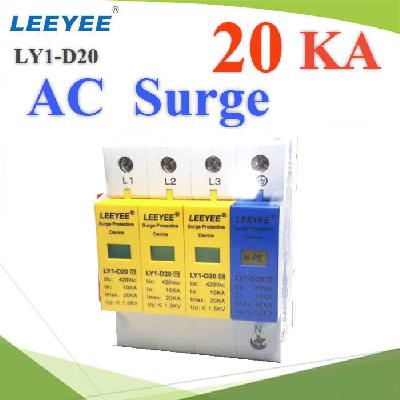 LY1-D20 3P-N-PE Three phase AC surge protection device 20KA