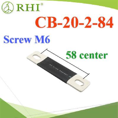 Insulated Coating Tinned Copper Busbar Connector M8 20-2-84