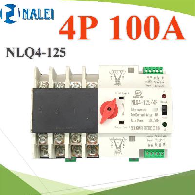 MCB type MINI Dual Power Automatic transfer switch 4P 100A ATS Three Phase