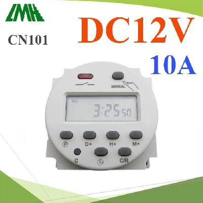 Power Programmable Timer Switch Relay DC 12V  Digital LCD 10A 