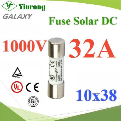 DC fuse 10x38 mm 1000V DC solar PV fuse link gPV 32A Yinrong Galaxy