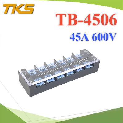 TB-4506 Terminal Block 45A 600V 6 ways