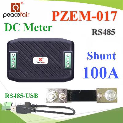 PZEM-017 IoT DC Meter 0-300V Modbus Energy Meter RS485 With 100A shunt