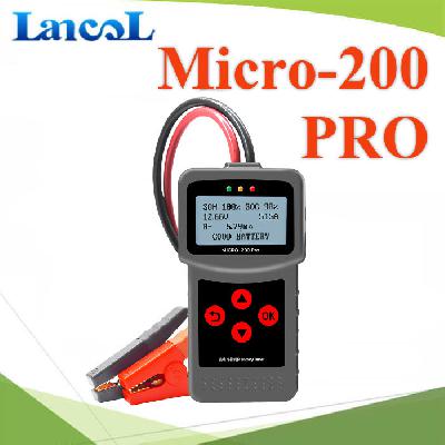 เครื่องทดสอบ แบตเตอรี่รถยนต์ MICRO-200-PRO แบตเตอรี่ ขนาด 3-220AhMicro-200Pro 12V 24V Car Battery Tester Diagnostic Tool Digital Alternator Tester Portable Battery Tester