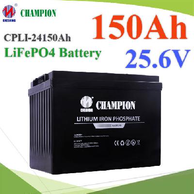 CPLI-24150 Lithium Battery 25.6V 150Ah Solar LiFePO4 3840Wh with BMS