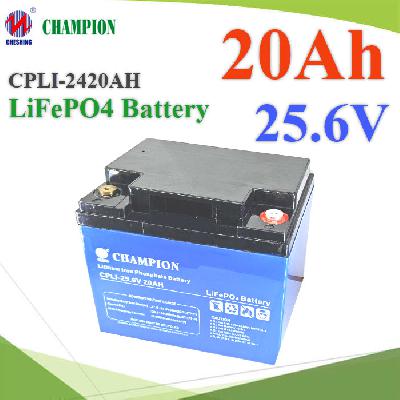 Lithium Battery 25.6V 20Ah Solar LiFePO4 5120Wh with BMS