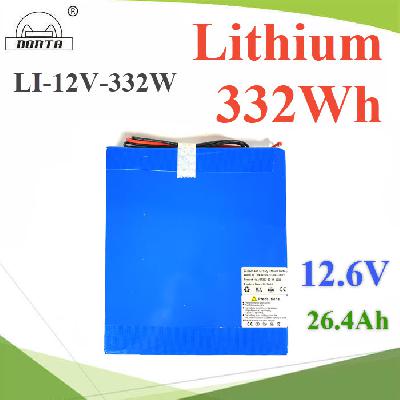 Lithium Battery LED Street Light 332W system 12V for LED Solar ALL in One
