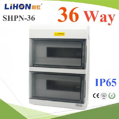 SHPN 36 ways Electrical power distribution box waterproof IP65 Dinrial with coppe terminal