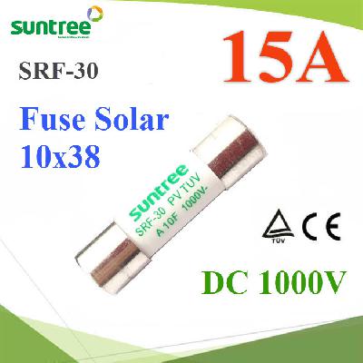 DC fuse 10x38 mm 1000V DC solar PV fuse link gPV 15A SUNTREE