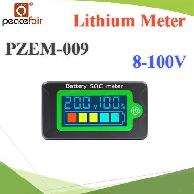 PZEM-009 Waterproof Battery Capacity Indicator Voltmeter DC8-100V LCD Digital Display Lithium