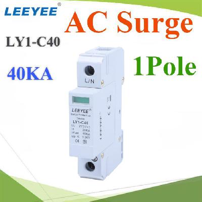 LY1-C40 1P-PE Single phase AC surge protection device 40ka 275V
